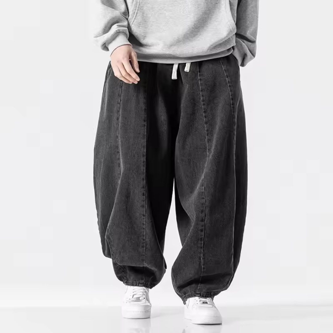Men's Large Retro Loose  Pants