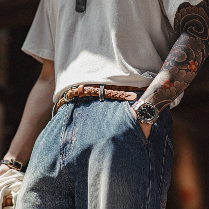 Mojo's Cowhide Leather Belt