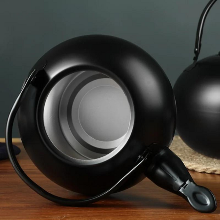 Matt Black Stainless Steel Teapot